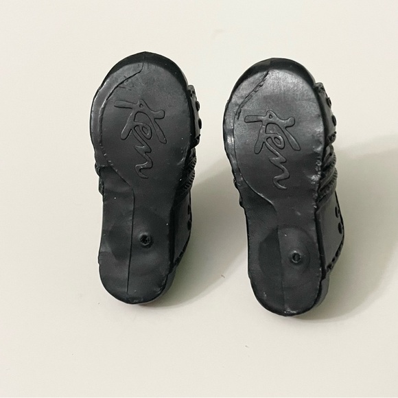 Ken Doll Black Slide Sandals Doll Accessory - Picture 9 of 11